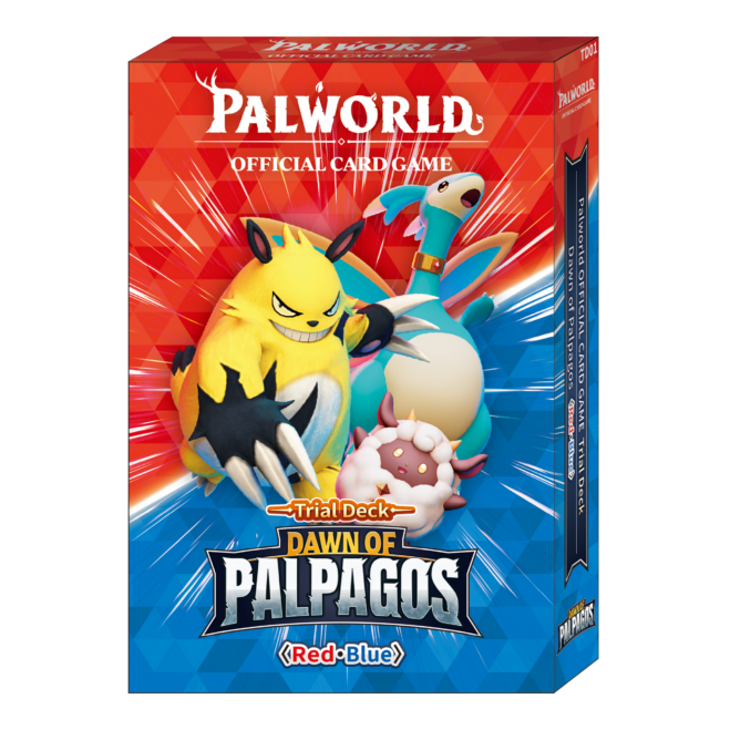Palworld Starter Deck Dawn Of Palpagos Red-Blue TD-01
