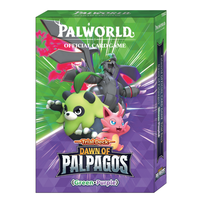 Palworld Starter Deck Dawn Of Palpagos Green-Purple TD-02