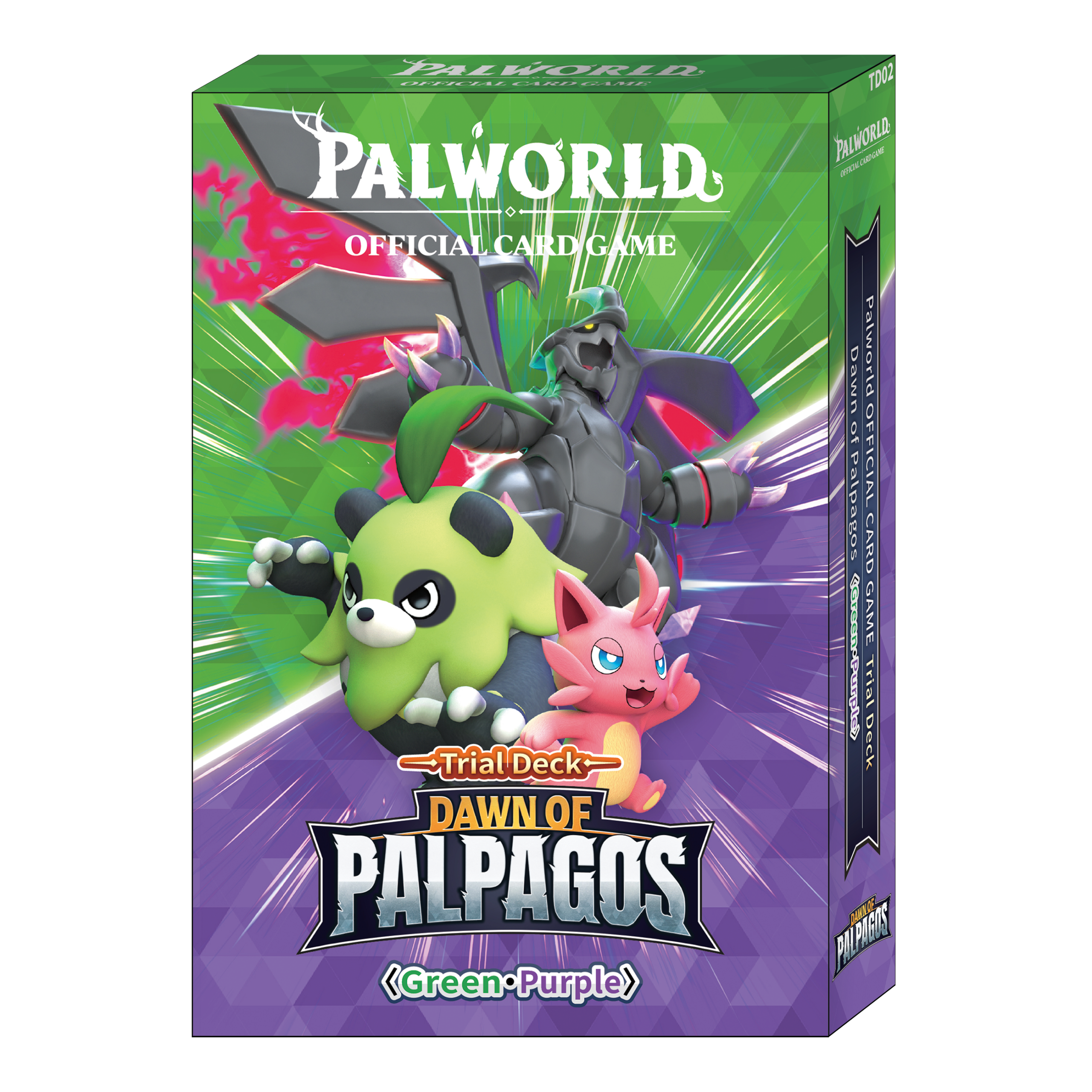 Palworld Starter Deck Dawn Of Palpagos Green-Purple TD-02